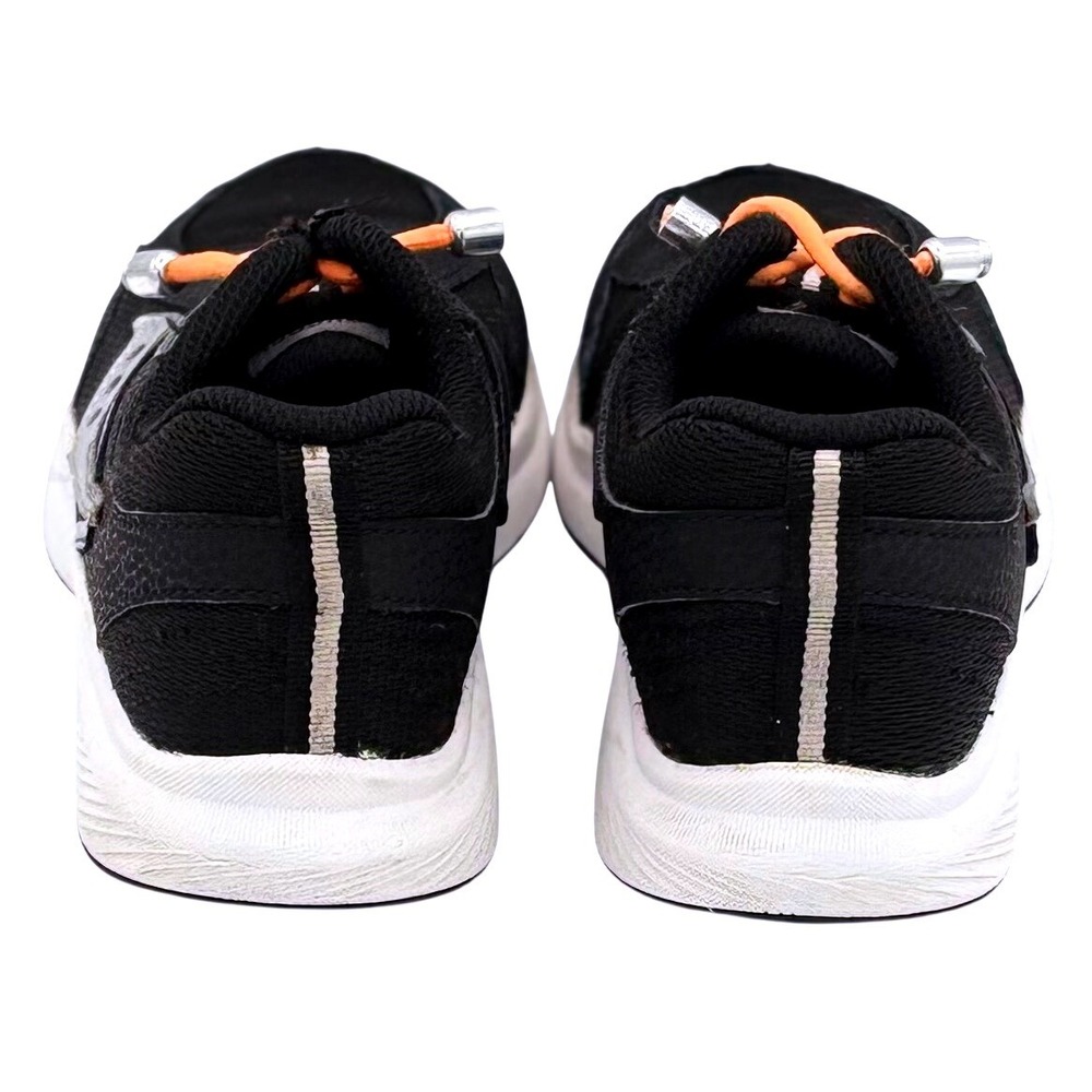 Saucony Kids Cohesion KDZ Athletic Sneakers Black Orange Lace Up Youth Size 2m - Picture 5 of 8